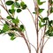 3 Pcs Artificial Greenery Stems for Vase Faux Eucalyptus Branches Plant Décor 45" Each Green